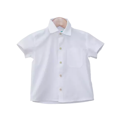 Camisa Joaquín Blanca Mangas Cortas