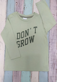 Remera Don´t Grow Verde