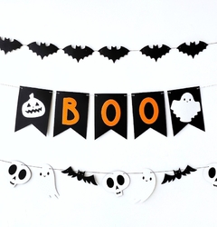 BANDERÍN HALLOWEEN "BOO" 3D (2 colores) - comprar online