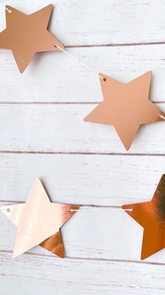 GUIRNALDA ESTRELLAS ROSE GOLD - comprar online