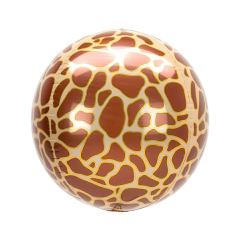 GLOBO ESFERA 4D JIRAFA 22"