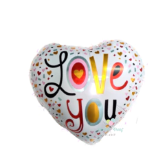 GLOBO CORAZÓN LOVE YOU