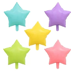 GLOBO ESTRELLA PASTEL 45CM (varios colores) - comprar online