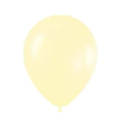 GLOBO PASTEL AMARILLO 9"