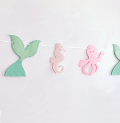 GUIRNALDA SIRENA PASTEL (2 modelos) - comprar online