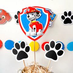 SET DE CAKE-TOPPERS PAW PATROL 3D
