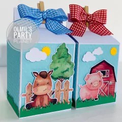 CAJA MILK ANIMALITOS DE LA GRANJA x6 (varios colores) - comprar online