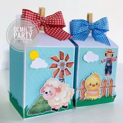 CAJA MILK ANIMALITOS DE LA GRANJA x6 (varios colores) en internet