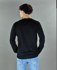 Buzo Wafle (Negro) - LISBON COLLECTION