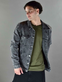 CAMPERA DENIM (Gris)