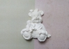 Aplique RESINA ursa boneca 3D 5x4,5cm - cod 811