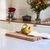 Tabla de madera para cortar y picar con tope 42x30 - Qfurniture
