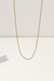 Colar corrente bolinhas banhado a ouro 18k