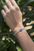 Pulseira Olho grego com pérolas banhada a ouro 18k - comprar online