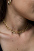 Choker elos grummet max banhado a ouro 18k - comprar online