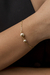 Pulseira pérola dupla banhado a ouro 18k - comprar online