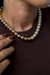 Gargantilha glamuor banhado a ouro 18k