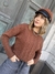 Sweater Santina Choco By Cataleia - comprar online