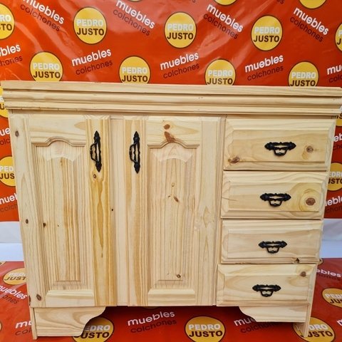 Bajo Mesada Cajones Derecho o Izquierdo 120 x 56 x 80 Alto