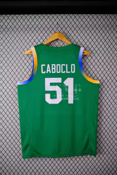 Camisa Brasil FIBA - Yago 2, Caboclo 51, Huertas 9 na internet