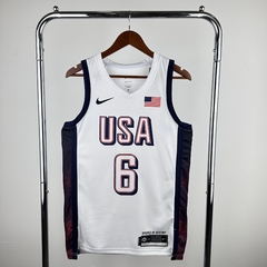 Camisa USA Silk - Durant 7, James 6, Curry 4