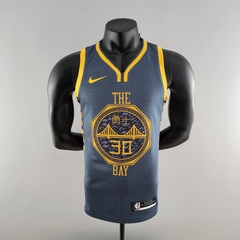 Camisa Golden State Warriors Silk - Curry 30, Thompson 11