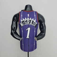 Camisa Toronto Raptors Retrô Silk - Carter 15, McGrady 1 - Wide Importados