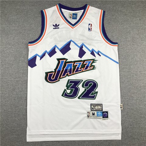 Camisa Utah Jazz Retrô - Stockton 12, Malone 32