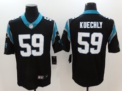 Camisas Carolina Panthers - Newton 1, McCaffrey 22, Kuechly 59 na internet