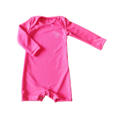Macacão Curto Bebê Manga Longa Proteção Solar UV50 Praia Piscina -4159 - loja online