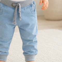 Calça jeans de Bebê e Infantil Básica Lavagem Clara com Bolsos - 8035 na internet