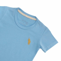 Camiseta Infantil 1 ao 3 Básica Manga Curta com Bordado - 6046 - comprar online