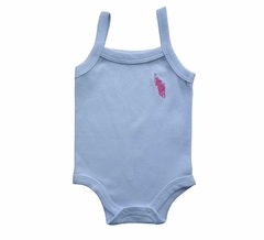Body Bebê Regata Feminino em Suedine com Bordado - 4089 - Patrulha Street - Moda Bebê e Infantil