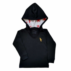 Kit 2 Peças Camiseta Manga Longa Infantil com Capuz e Calça Jeans - 9013 - loja online