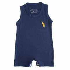 Macacão Curto Infantil Regata Unissex com Bordado 1 / 2 e 3 Anos - 3009 - Patrulha Street - Moda Bebê e Infantil