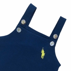 Jardineira Bebê e Infantil em Tecido Piquet com Bordado - 9001 na internet