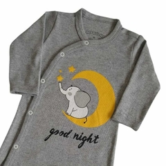 KIT Pijamas de Bebê com 3 Macacão Suedine Maga Longa - 9016 - comprar online