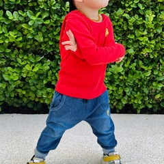 Imagem do Calça Jeans Saruel Bebê e Infantil Estiisada - 8023