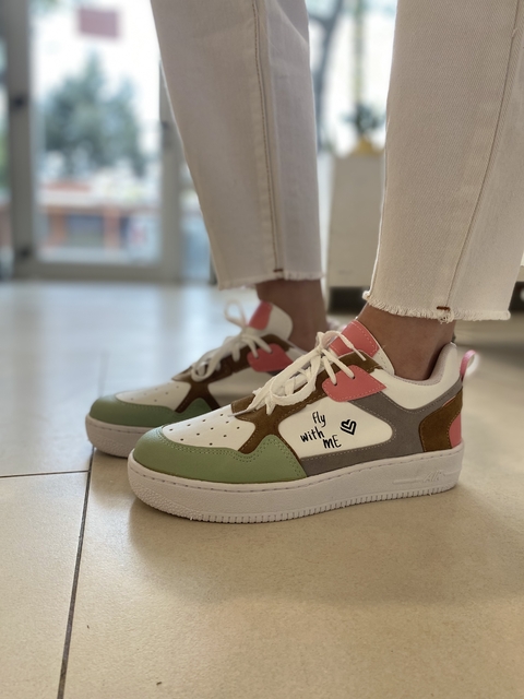 Zapatillas Isla fly verde multi