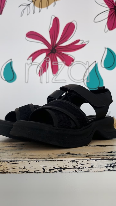SANDALIAS 381 NEGRO ROCÍO