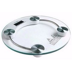 BALANCA CORPORAL DIGITAL REDONDA VIDRO TEMPERADO 180KG PARA BANHEIRO ACADEMIA CONSULTÓRIO - TOMATE MU-001 - comprar online