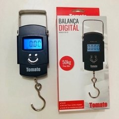 BALANÇA DE MÃO DIGITAL ALTA PRECISÃO P/PESCA E BAGAGEM 0.1G ATE 50KG TOMATE STC-02