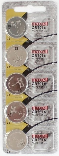 BATERIA MAXELL 2016 CARTELA C/5