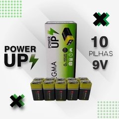 BATERIA SEGMA 9V CAIXA COM 10 UNIDADES SEG-9V