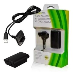 KIT BATERIA+CABO XBOX 360 LEBOSS LB-5123