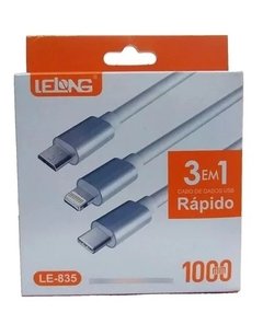 CABO DE DADOS IT-BLUE 3 EM 1 LE-835