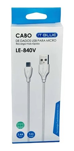 CABO IT-BLUE 2.4A USB V8 LE-840V
