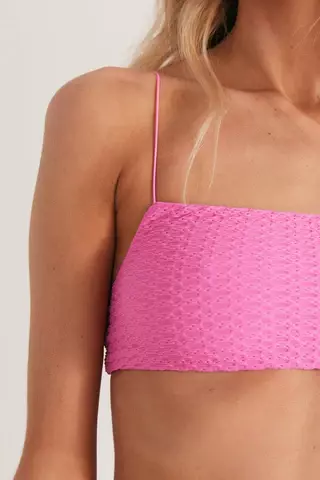 BIKINI MILOS TEXTURA FUCSIA