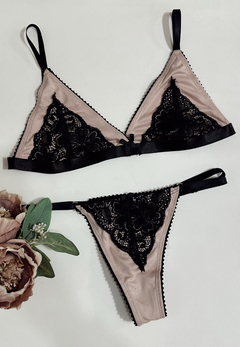 CONJUNTO VICTORIA ROSA/BLACK en internet