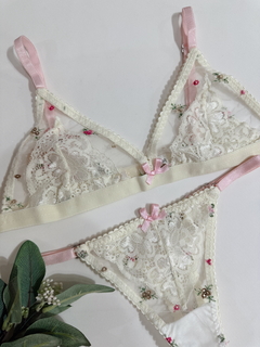 CONJUNTO JAZMIN BEIGE PLUMETI en internet